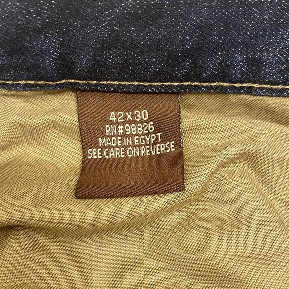 CE SCHMIDT Workwear Men’s 41x29 Relaxed Fit Heavy Denim Dark Wash Work Jeans - Picture 6 of 7